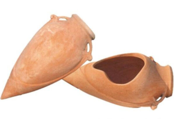 Open or closed amphora 805-1 in Impruneta terracotta
