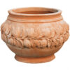 CASPO' LEMON vase in Impuneta terracotta from Tuscany