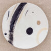 Ceramic Atelier Miro' Dessert plate with colors and SAHARA rope or stone tones