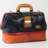 Multicolours Large doctor's bag with two compartments Machiavelli leather goods