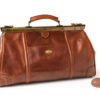 Duffle bag America Machiavelli Tuscan leather goods with genuine vegetable tanned leather