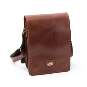 Machiavelli Made in Tuscany Machiavelli made in Tuscany leatherwear Natural brown small travel and work purse bag 6068